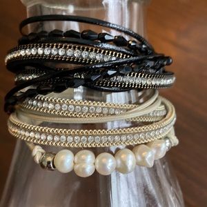 Suede wrap bracelets / chokers (2)